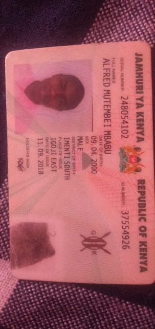 ALFRED MUTEMBEI MBABU