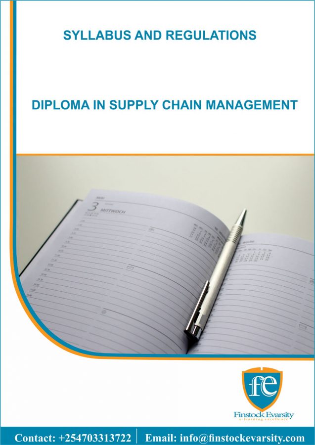 Curriculum for Diploma in Supply Chain Management Hard Copy Finstock Evarsity Resources