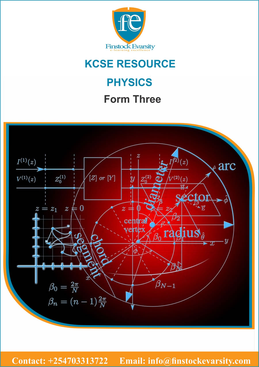 Physics Form 3 Paper 1 Term 3 - Finstock Evarsity Resources