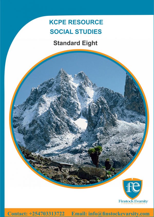 Social Studies Standard Eight Textbook Hard Copy Finstock Evarsity