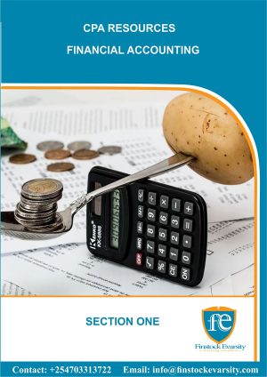 CPA-Financial Accounting - Section one - Hard Copy