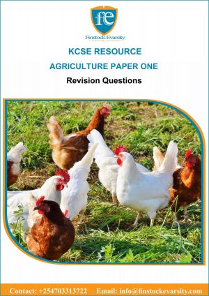 Agriculture Paper One Revision Questions Hard Copy
