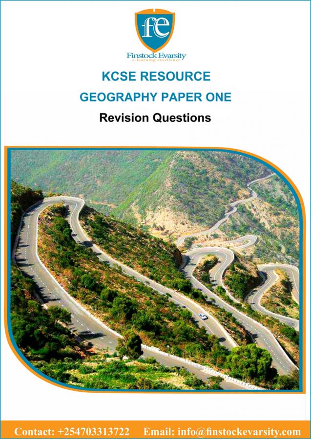 Geography Paper One Revision Questions Hard Copy Finstock Evarsity
