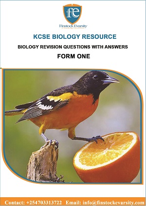 biology form one essay questions