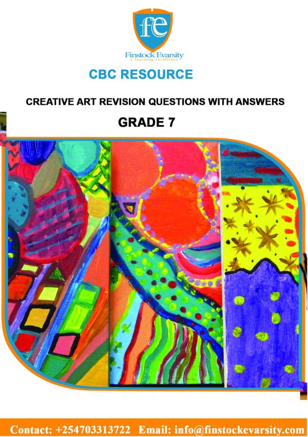 Creative Art Grade 7 Term 2 set 5