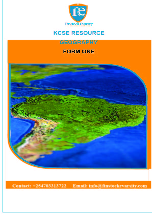Geography Form 1 Term 2(2023) Finstock Evarsity Resources