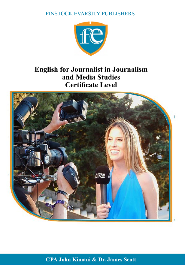 English for Journalist in Journalism and Media Studies Certificate ...