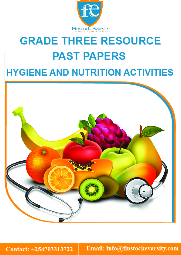 HYGIENE AND NUTRITION ACTIVITIES-G3 SET 1 - Finstock Evarsity Resources