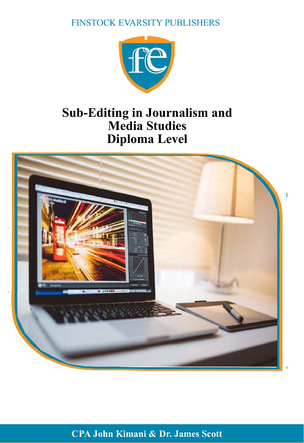 SubEditing in Journalism and Media Studies Diploma Level Finstock Evarsity Resources
